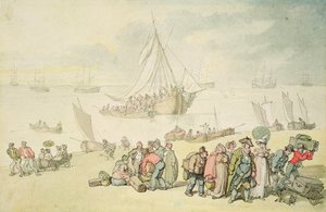 Ontscheping bij de Medina-rivier, Isle of Wight